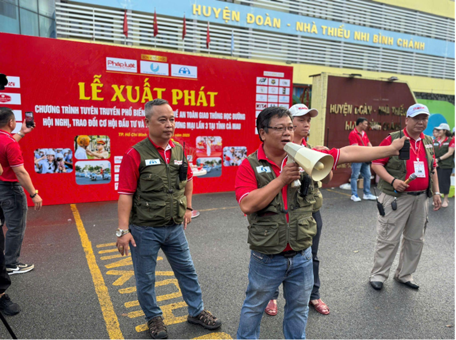Caravan mùa 3: Khởi động hành trình tuyên truyền pháp luật và an toàn giao thông học đường tại Cà Mau 