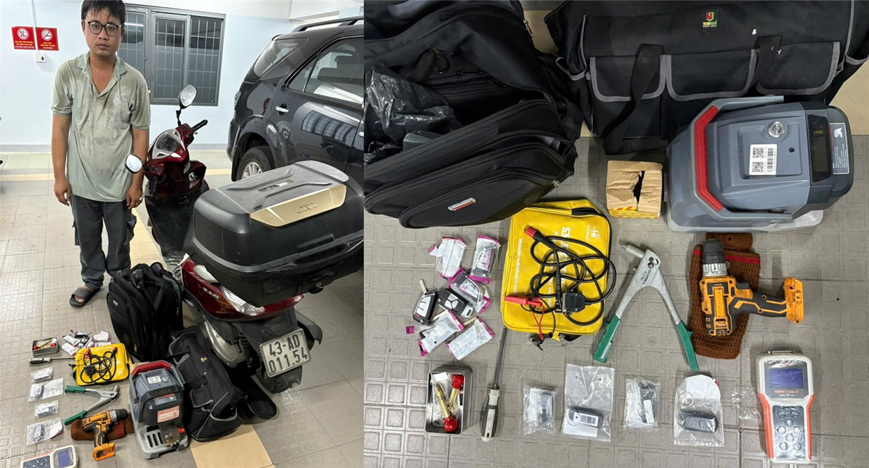 Bắt nghi phạm thực hiện hơn 20 vụ trộm xe máy liên tỉnh, thiệt hại gần 1 tỉ đồng