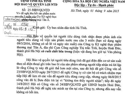 Đề nghị thu hồi thạch rau câu Ba Miền có ruồi