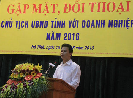 Hà Tĩnh:  Chủ tịch tỉnh trẻ nhất nước, ngồi ghế “nóng” đối thoại với doanh nghiệp
