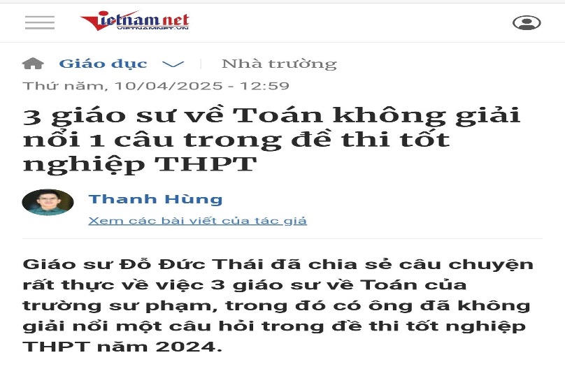 Nhân một bài báo trên VietNamNet, bàn về sở thích xấu xí "Chửi giáo sư" của nhiều cư dân mạng