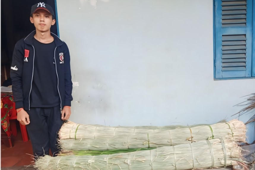 Giữ gìn, phát huy nét đặc sắc nghề dệt chiếu của đồng bào Khmer tỉnh Trà Vinh