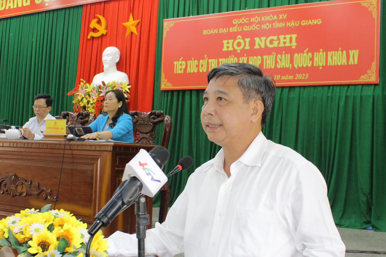 Hậu Giang: Nhiều ý kiến hay, thẳng thắn của cử tri về vấn đề an sinh xã hội