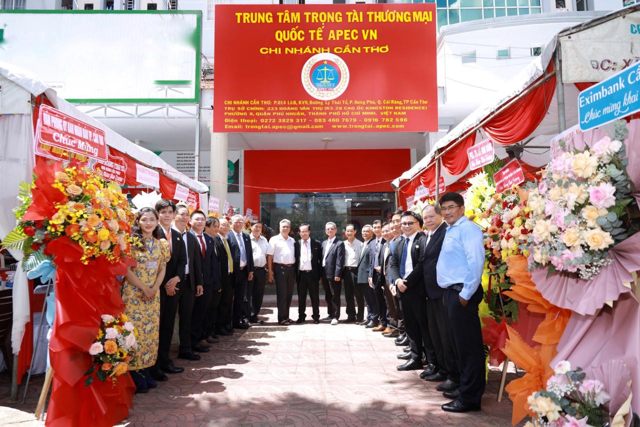 Khai trương Trung tâm Trọng tài Thương mại Quốc tế APEC VN – CN Cần Thơ