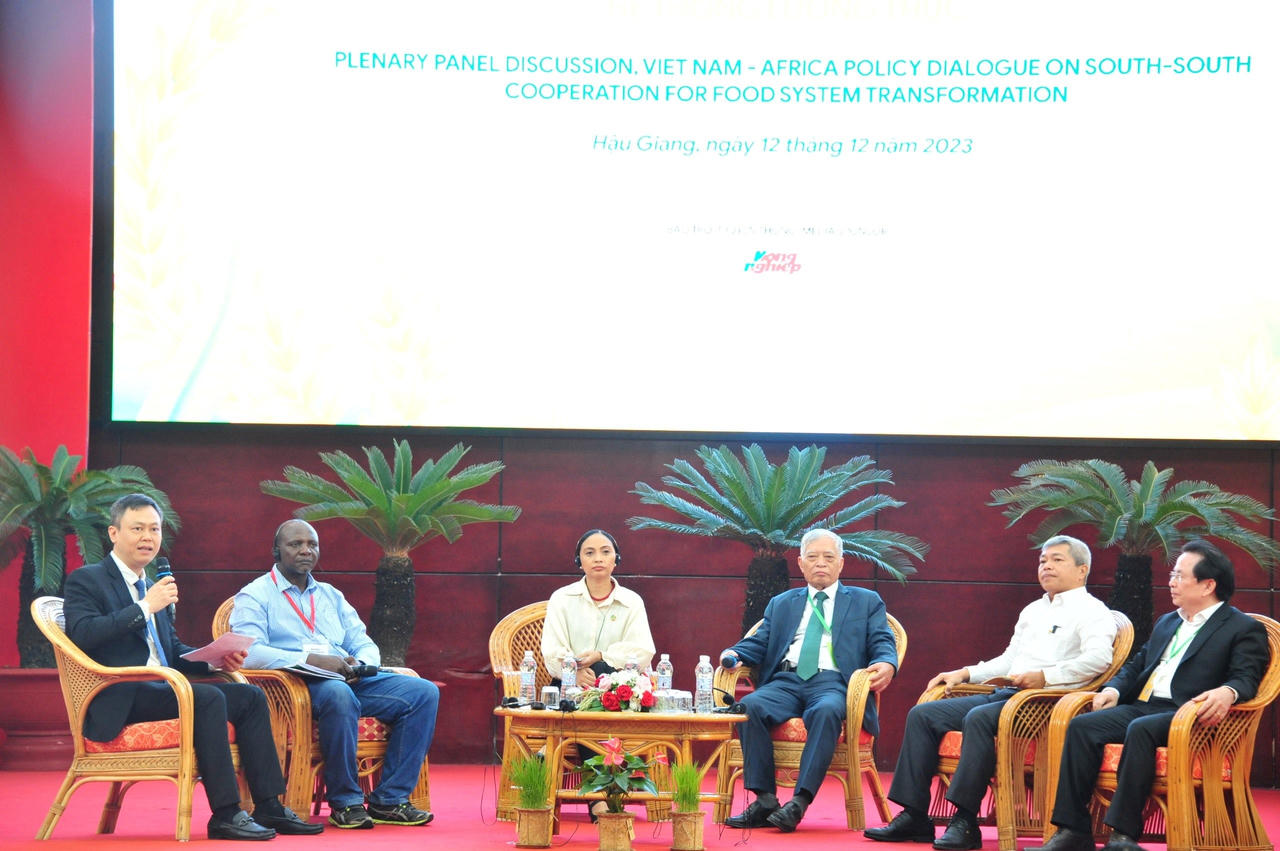 Hội thảo Hợp tác Nam - Nam hỗ trợ chuyển đổi hệ thống lương thực tại Hậu Giang