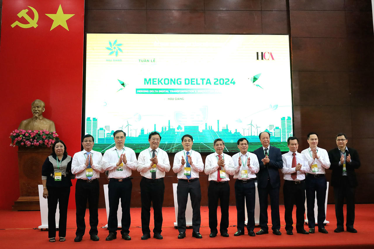 60 gian hàng tham gia sự kiện tuần lễ Chuyển đổi số tại Hậu Giang