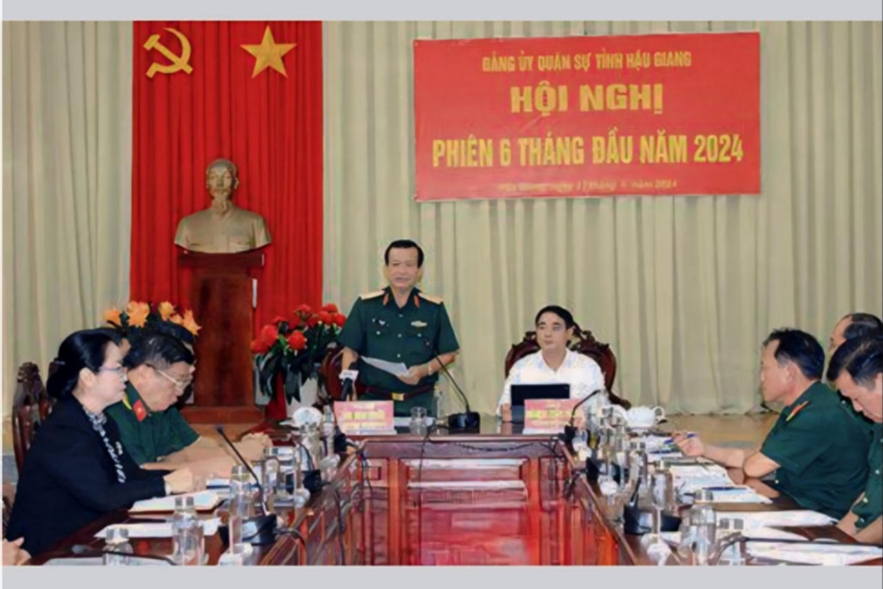 Nhiều kết quả nổi bật trong công tác của Đảng ủy Quân sự tỉnh Hậu Giang