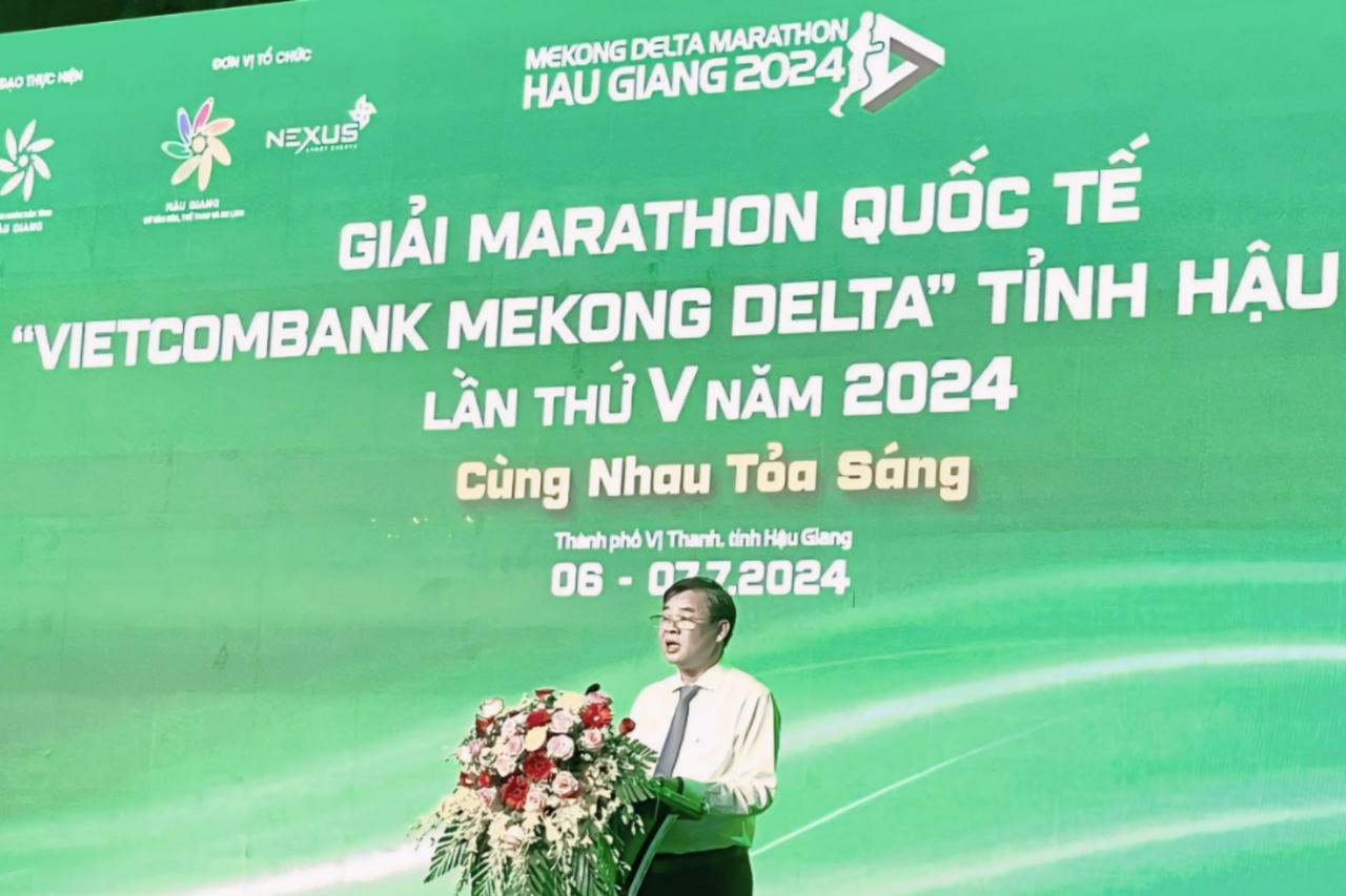 Hơn 10.800 vận động viên tham gia giải Marathon quốc tế tại Hậu Giang