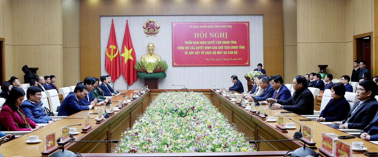 Phú Thọ: Trao quyết định bổ nhiệm cán bộ sau sắp xếp