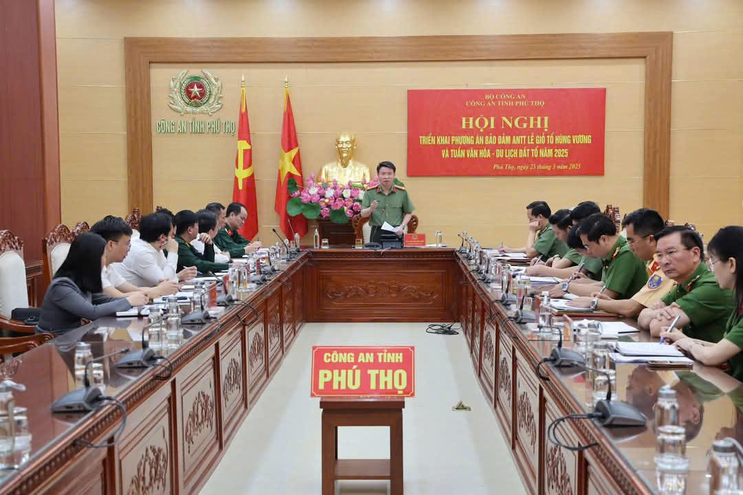 Đảm bảo an ninh, an toàn dịp Giỗ Tổ Hùng Vương và Tuần Văn hóa - Du lịch Đất Tổ 2025