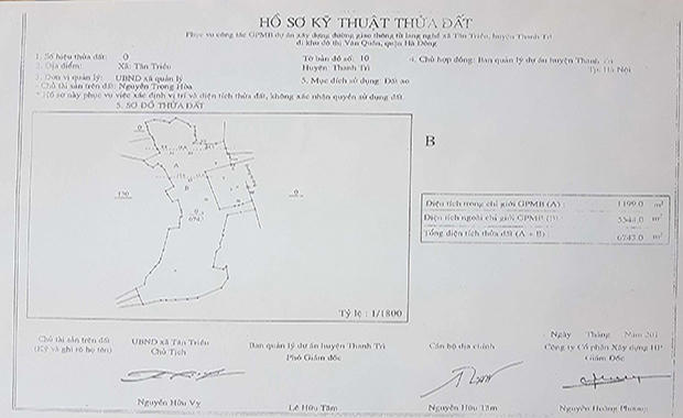 Tiếp nối sai phạm tại xã Tân Triều, Thanh Trì, Hà Nội: “Làm xiếc” trên phương án bồi thường
