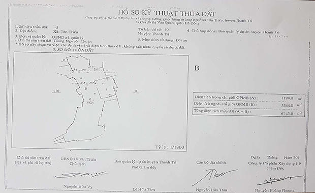 Tiếp nối sai phạm tại xã Tân Triều, Thanh Trì, Hà Nội: “Làm xiếc” trên phương án bồi thường