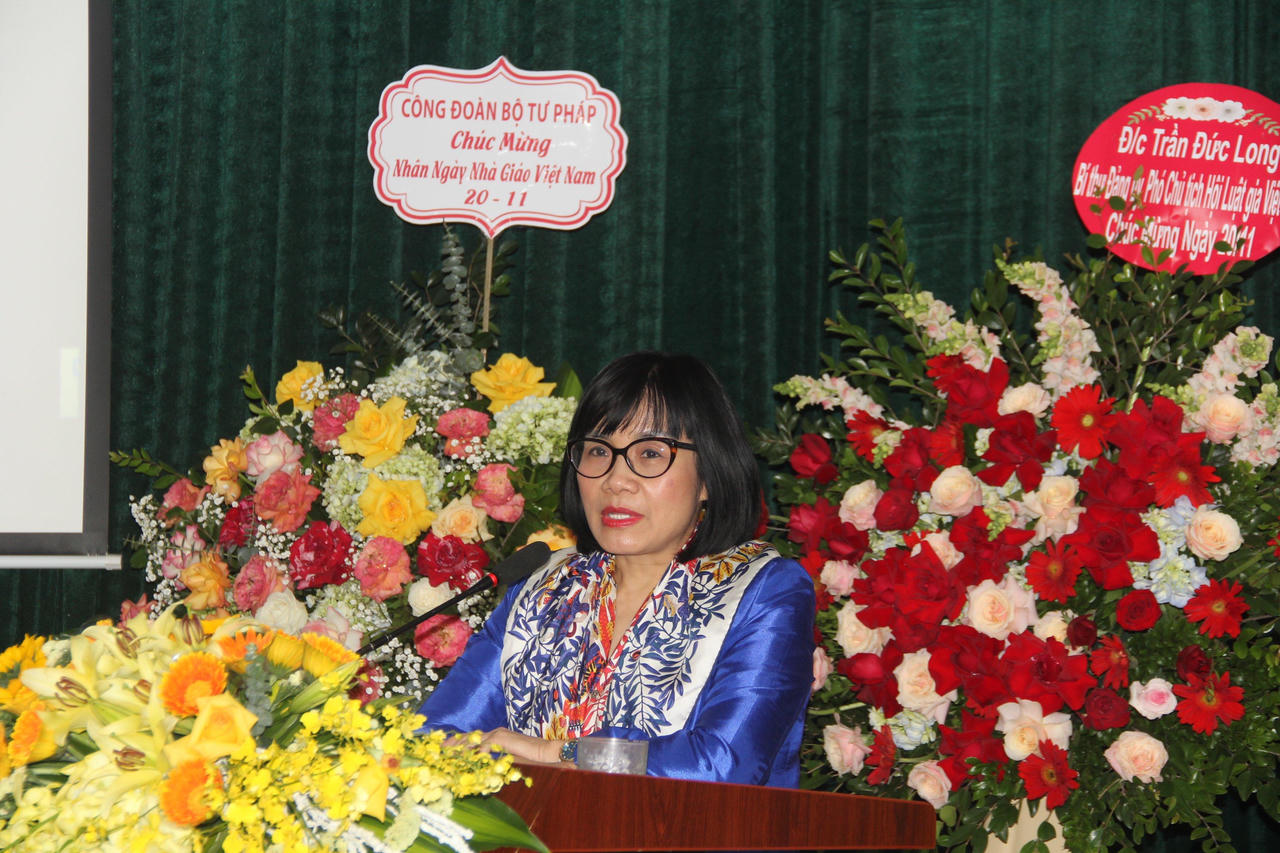 Học viện Tư pháp tổ chức gặp mặt tri ân Ngày Nhà giáo Việt Nam 20/11