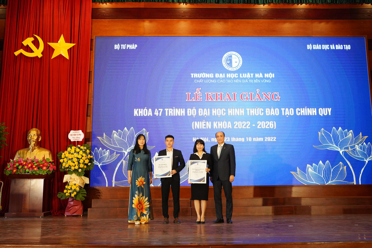 Lễ khai giảng khoá 47 Trường Đại học Luật Hà Nội: Không ngừng nâng cao uy tín, chất lượng đào tạo