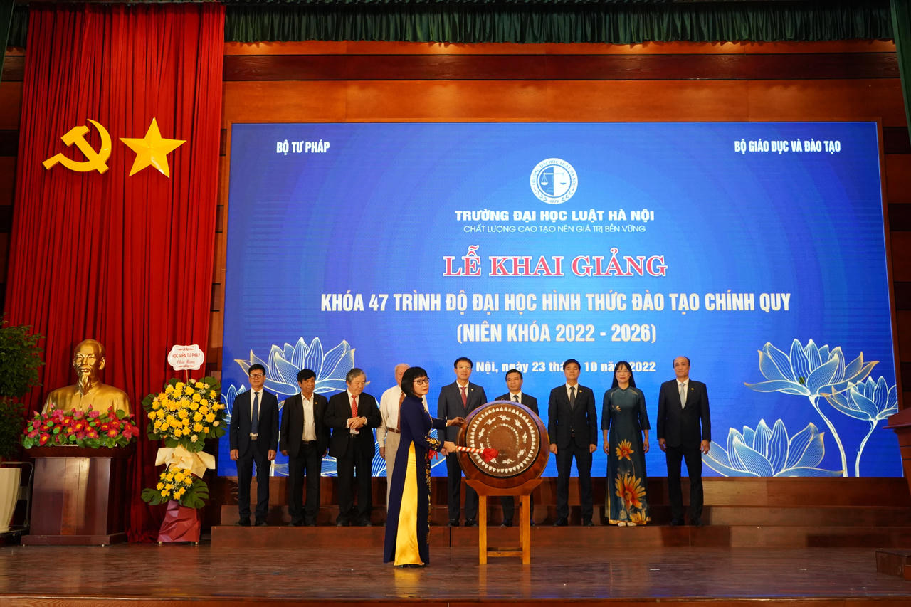 Lễ khai giảng khoá 47 Trường Đại học Luật Hà Nội: Không ngừng nâng cao uy tín, chất lượng đào tạo