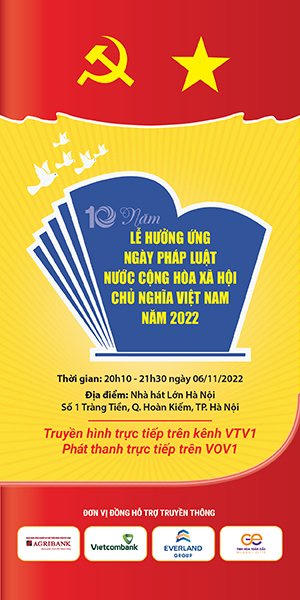 Ngày 6/11 sẽ diễn ra Lễ hưởng ứng Ngày Pháp luật Việt Nam năm 2022