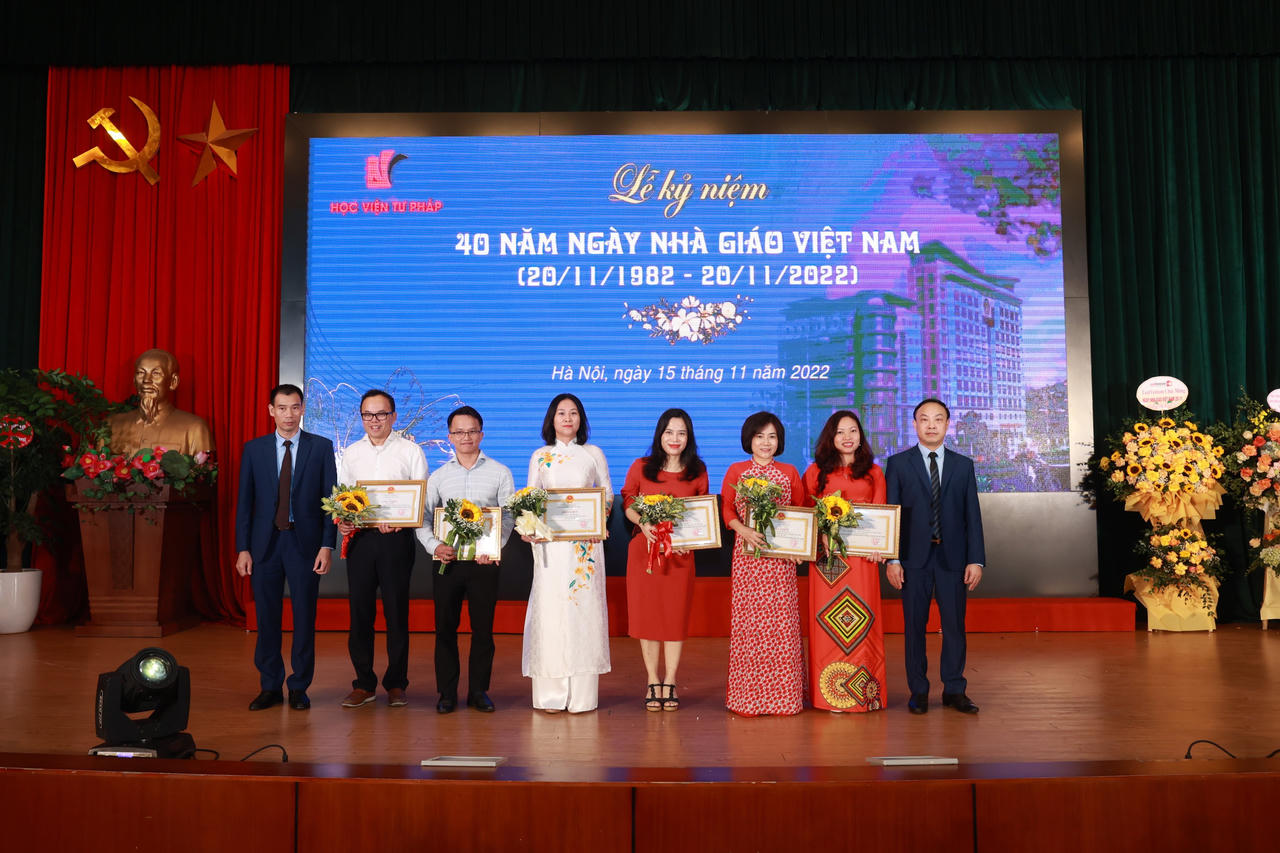 Học viện Tư pháp tổ chức Lễ Kỷ niệm Ngày Nhà giáo Việt Nam 20/11