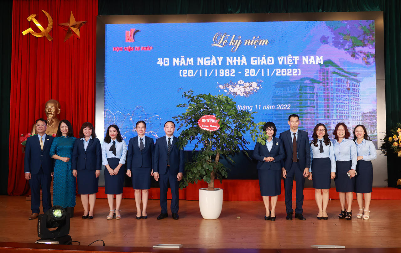 Học viện Tư pháp tổ chức Lễ Kỷ niệm Ngày Nhà giáo Việt Nam 20/11