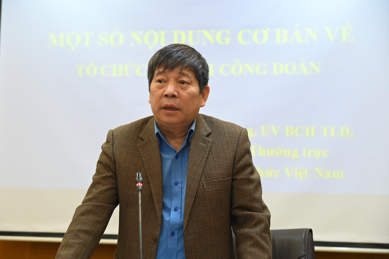 Tập huấn công tác Đại hội Công đoàn các cấp nhiệm kỳ 2023 – 2028