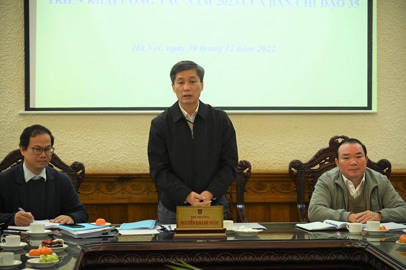 Hội nghị Tổng kết công tác năm 2022, triển khai công tác năm 2023 của Ban chỉ đạo 35