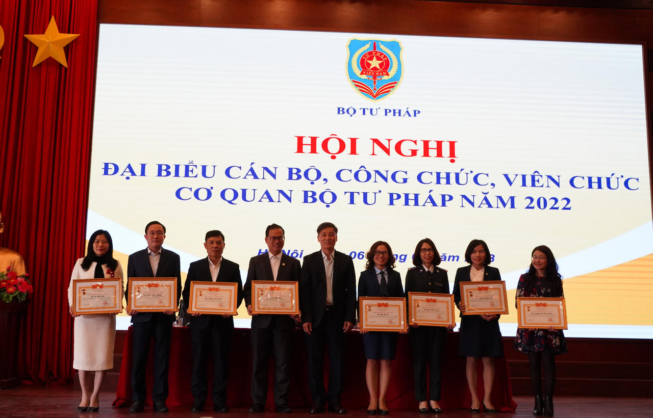 Hội nghị Đại biểu cán bộ công chức, viên chức cơ quan Bộ Tư pháp 