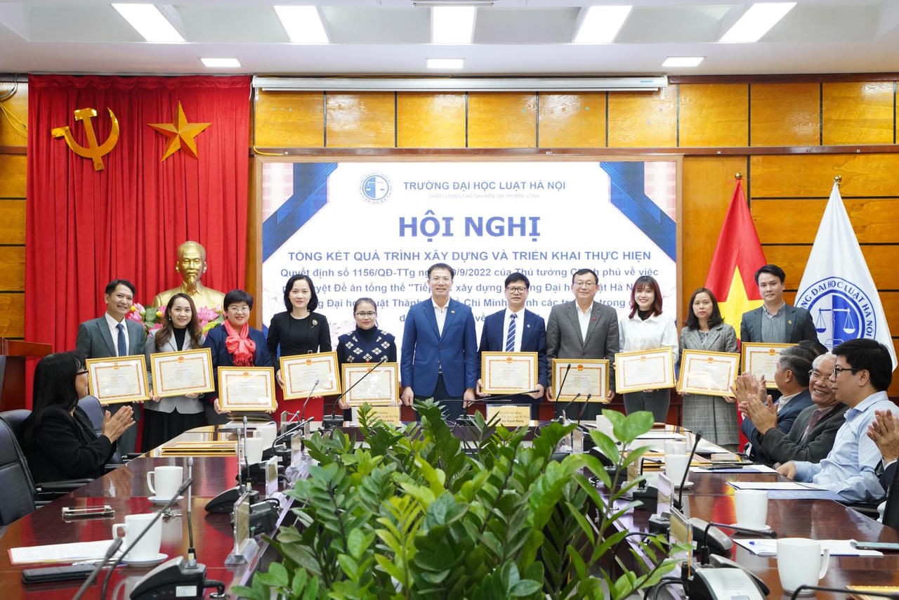 Trường Đại học Luật Hà Nội tổng kết quá trình xây dựng và triển khai thực hiện Quyết định số 1156/QĐ-TTg