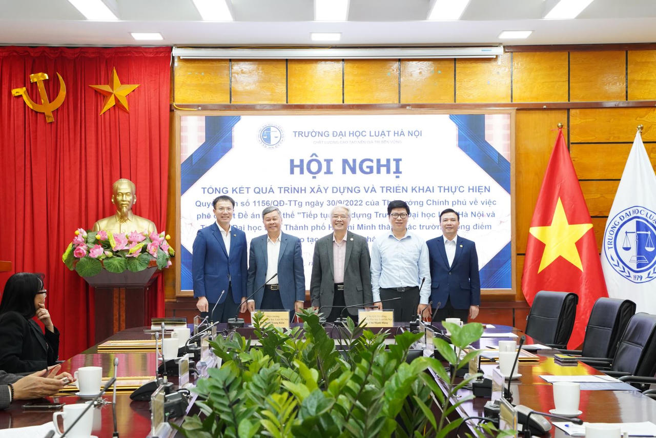 Trường Đại học Luật Hà Nội tổng kết quá trình xây dựng và triển khai thực hiện Quyết định số 1156/QĐ-TTg