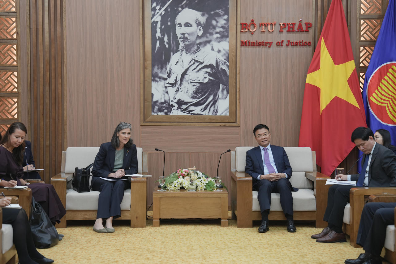 Tiếp tục mối quan hệ hợp tác tốt đẹp giữa Bộ Tư pháp Việt Nam và UNDP