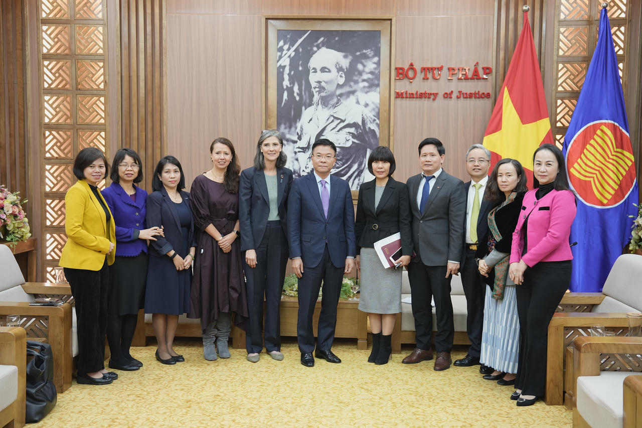 Tiếp tục mối quan hệ hợp tác tốt đẹp giữa Bộ Tư pháp Việt Nam và UNDP