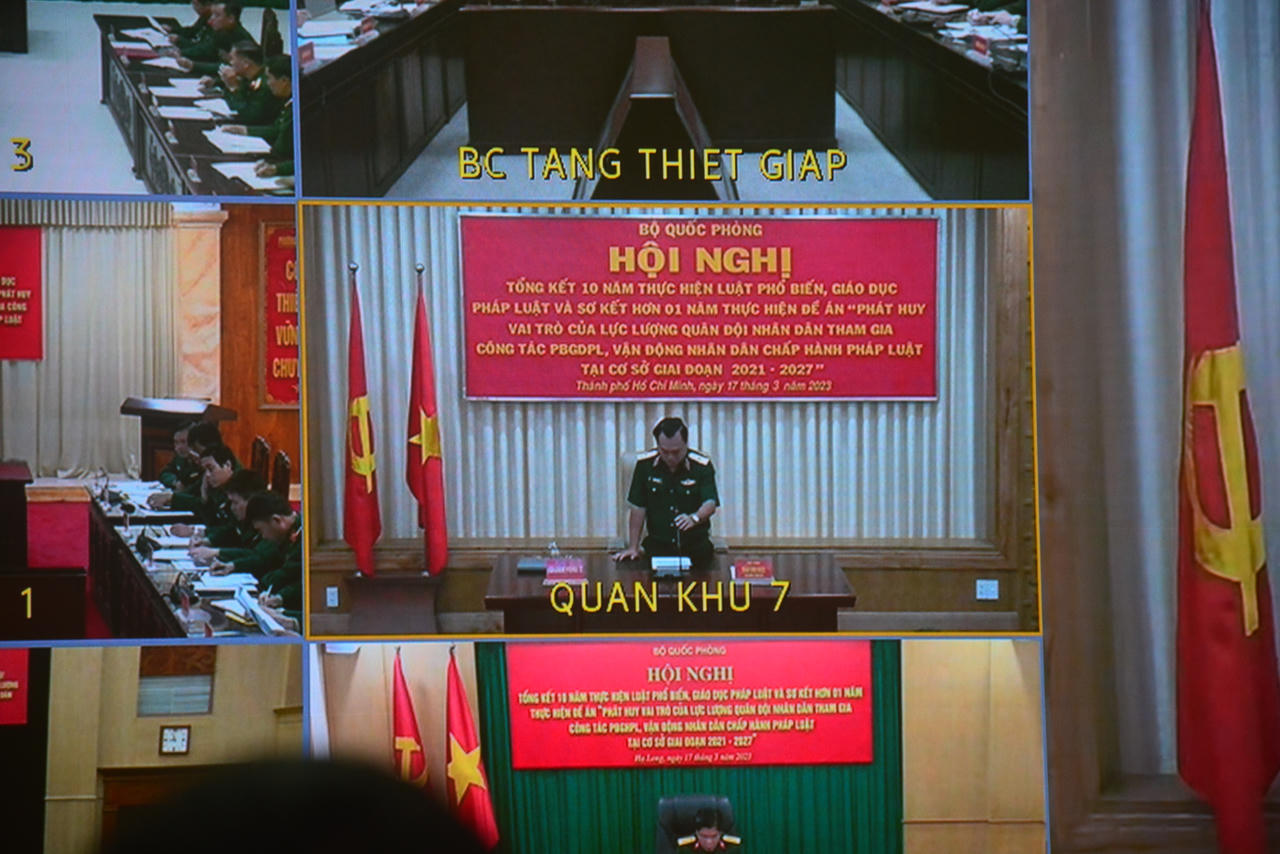 Tiếp tục phát huy hiệu quả công tác phổ biến, giáo dục pháp luật trong quân đội