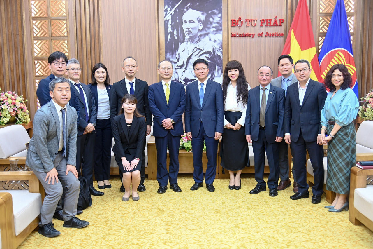 Đẩy mạnh hơn nữa quan hệ hợp tác pháp luật và tư pháp giữa Việt Nam và Nhật Bản