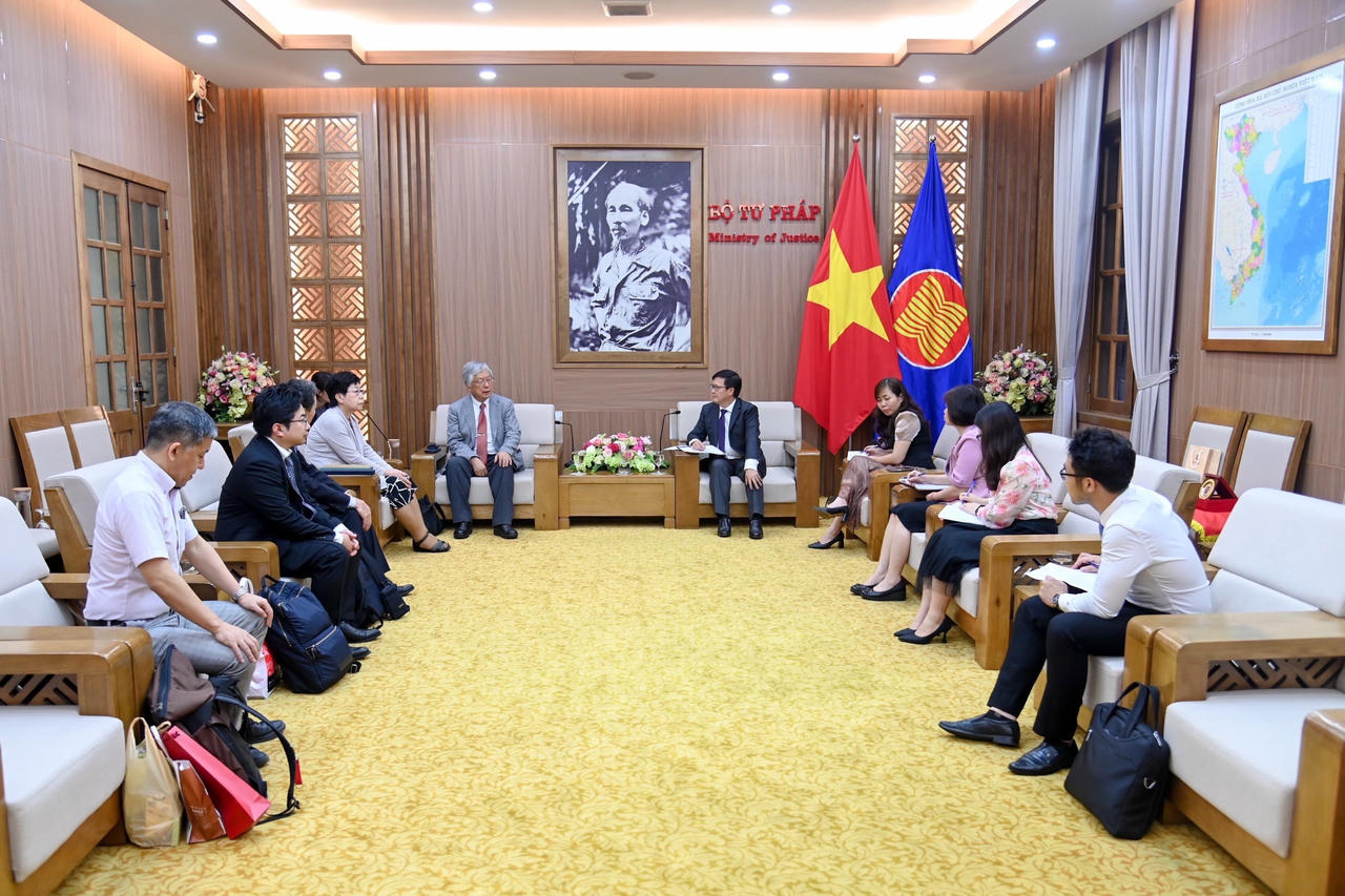 Đẩy mạnh hơn nữa quan hệ hợp tác pháp luật và tư pháp giữa Việt Nam và Nhật Bản