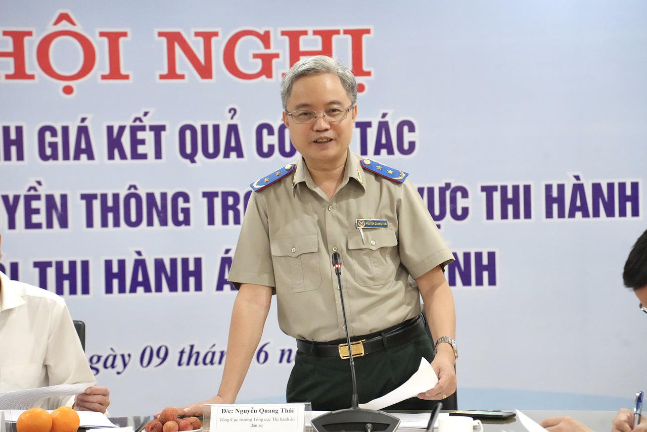 Báo Pháp luật Việt Nam - Tổng Cục Thi hành án dân sự: Phối hợp nâng cao hiệu quả công tác truyền thông