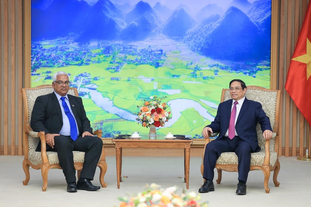 Thủ tướng Phạm Minh Chính tiếp Bộ trưởng Bộ Tư pháp Cuba