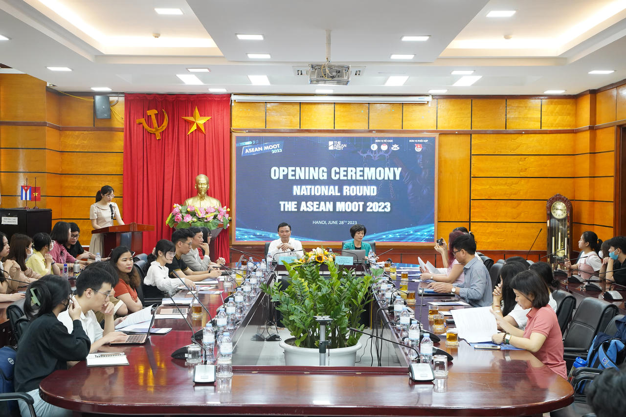 Khai mạc vòng thi quốc gia Phiên toà giả định ASEAN 2023