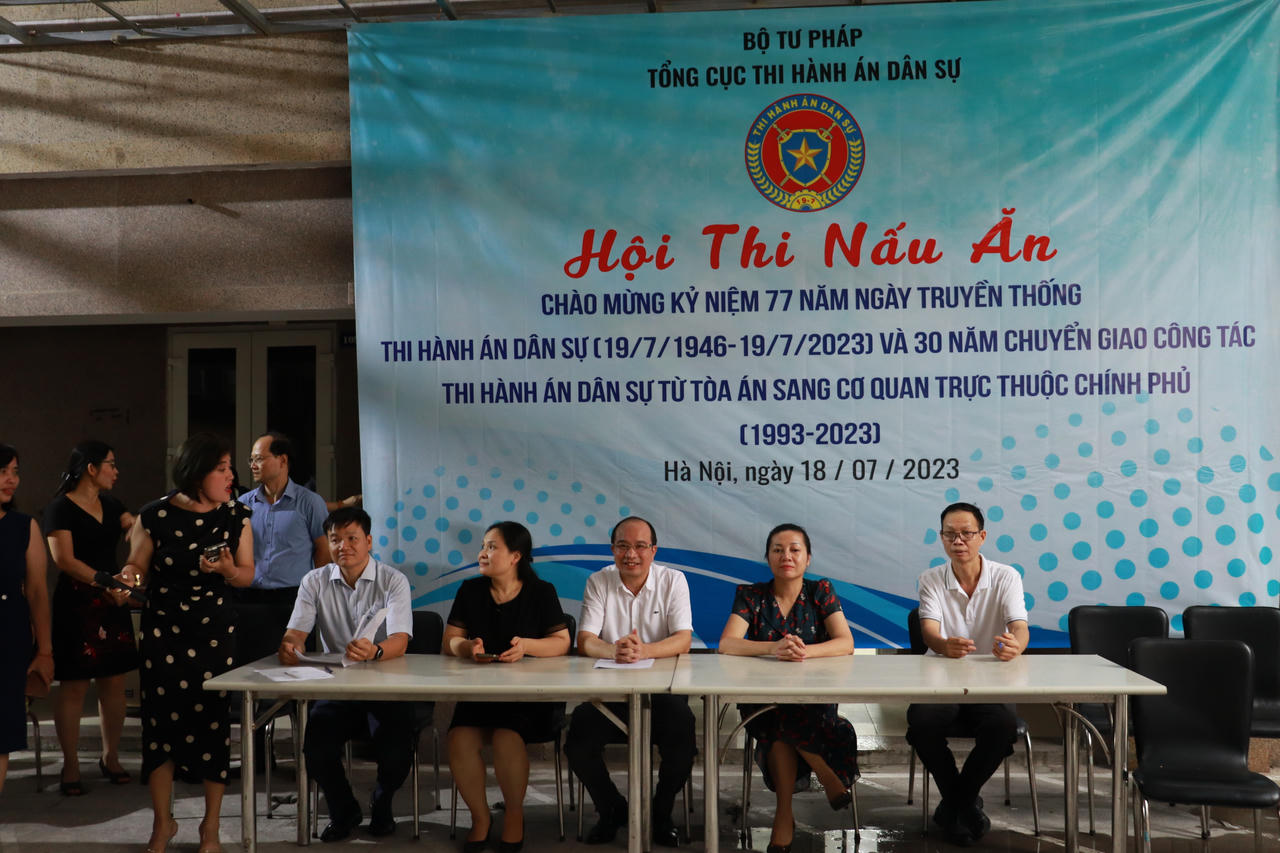 Tổng cục Thi hành án dân sự: Tổ chức Hội thi "Công đoàn viên THADS với ẩm thực 3 miền"