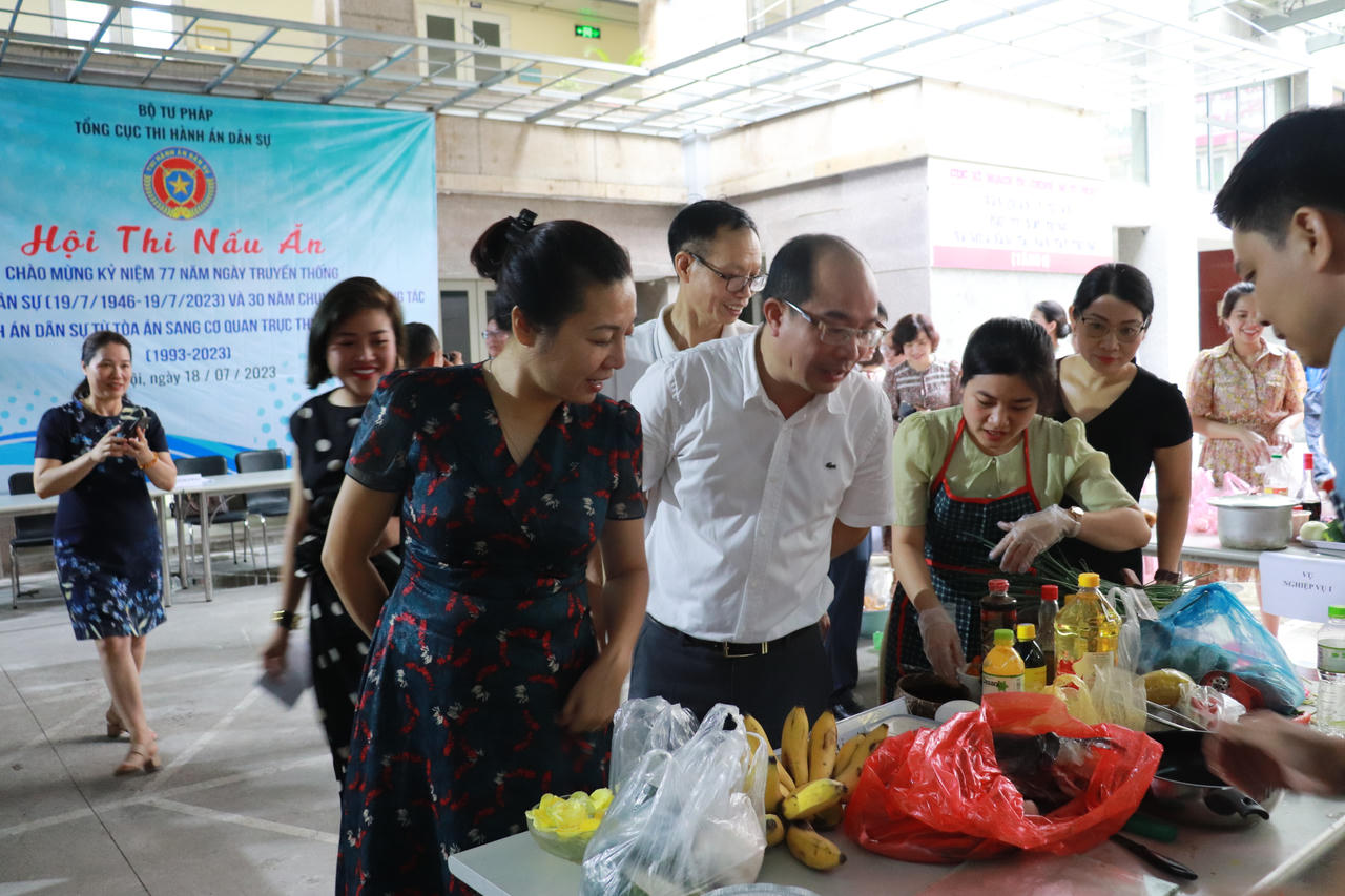 Tổng cục Thi hành án dân sự: Tổ chức Hội thi "Công đoàn viên THADS với ẩm thực 3 miền"