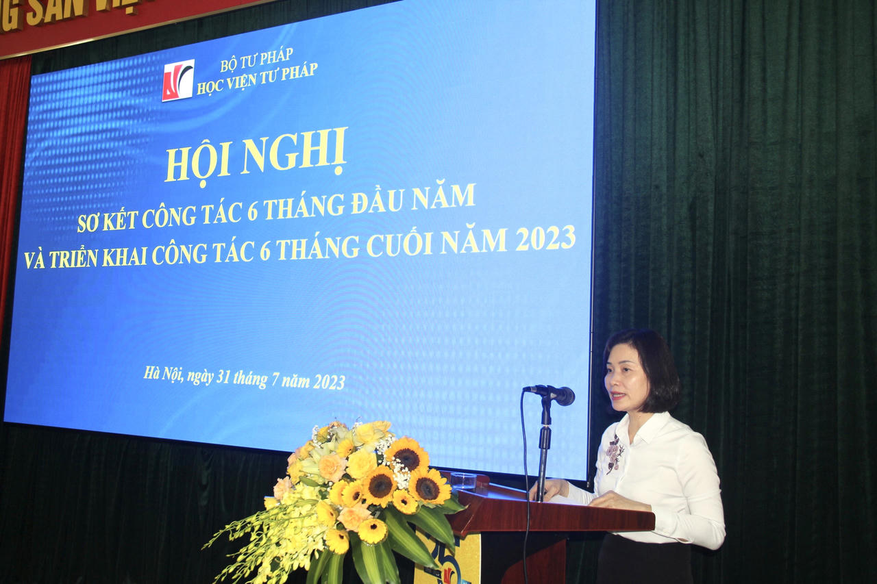 Học viện Tư pháp: Tập trung nguồn lực hoàn thành tốt công tác đào tạo, bồi dưỡng