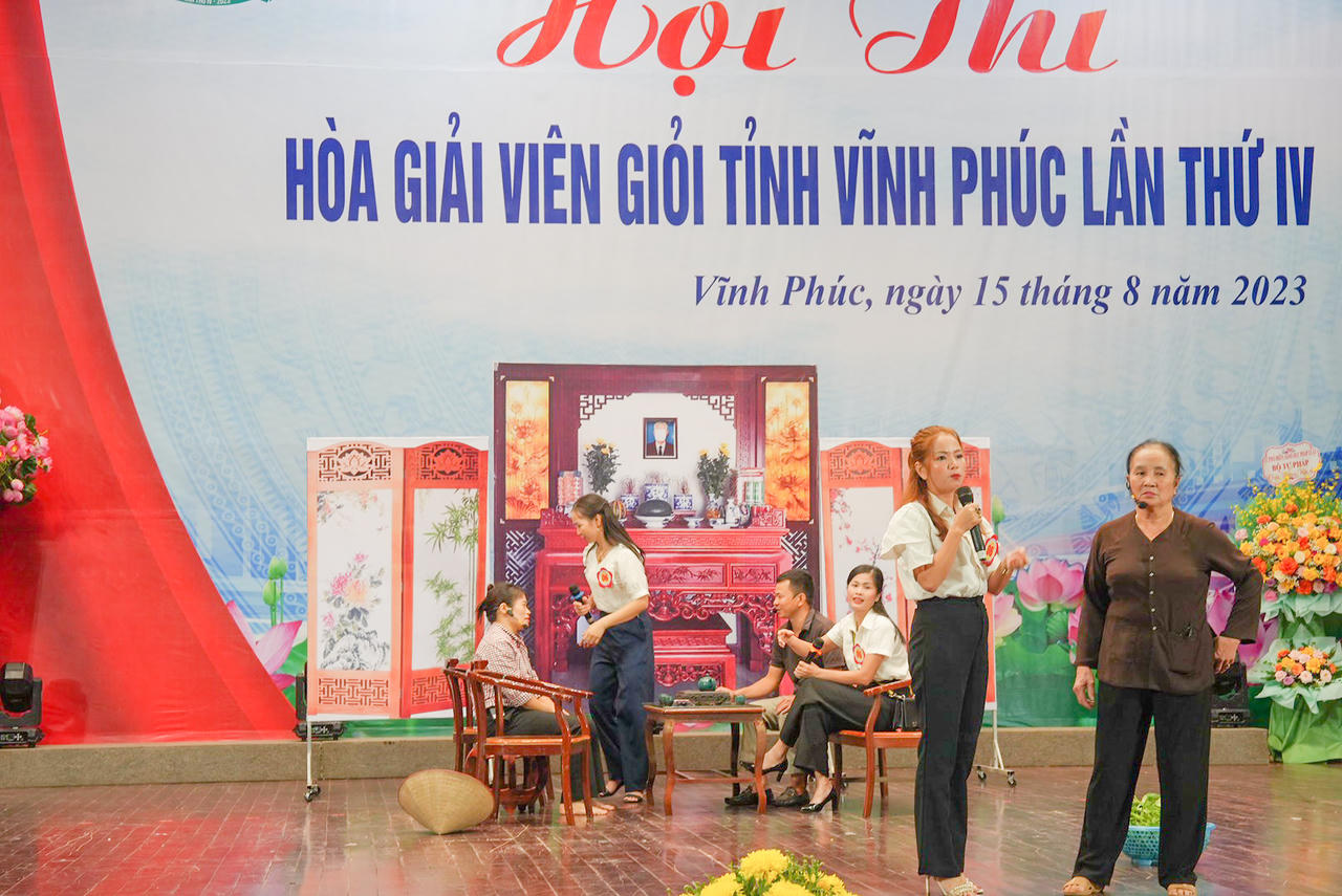 Vĩnh Phúc: Sôi nổi Hội thi Hoà giải viên giỏi lần thứ IV