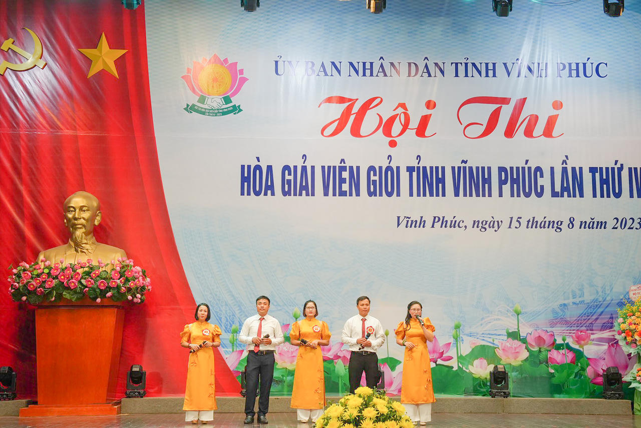Vĩnh Phúc: Sôi nổi Hội thi Hoà giải viên giỏi lần thứ IV