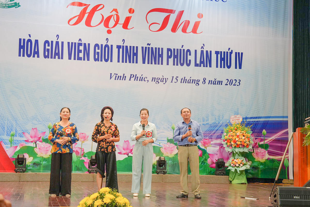 Vĩnh Phúc: Sôi nổi Hội thi Hoà giải viên giỏi lần thứ IV
