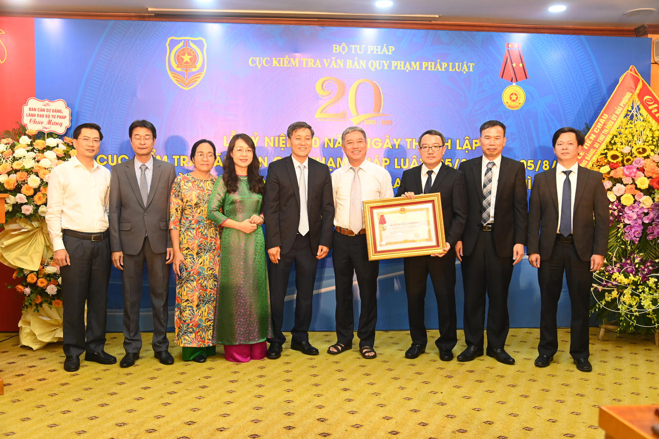 Cục Kiểm tra văn bản quy phạm pháp luật: Tiếp tục góp phần xây dựng hệ thống pháp luật thống nhất, đồng bộ, minh bạch