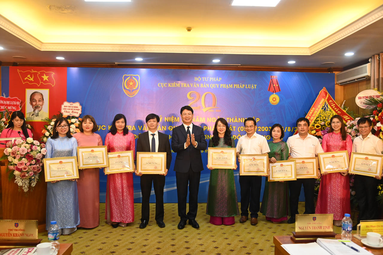 Cục Kiểm tra văn bản quy phạm pháp luật: Tiếp tục góp phần xây dựng hệ thống pháp luật thống nhất, đồng bộ, minh bạch