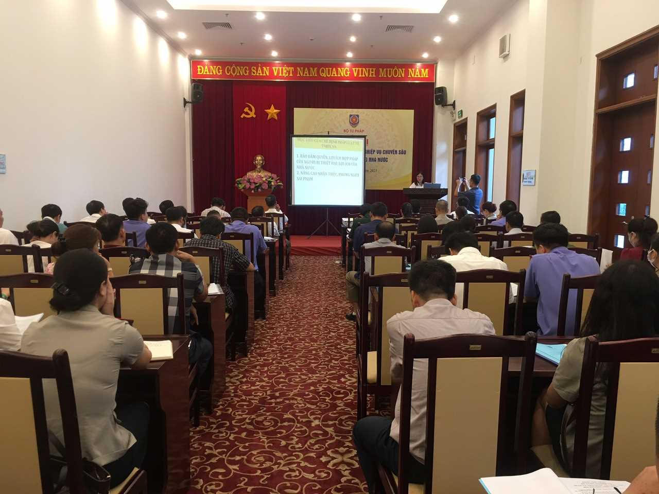 Tập huấn, bồi dưỡng kỹ năng nghiệp vụ chuyên sâu về công tác bồi thường nhà nước