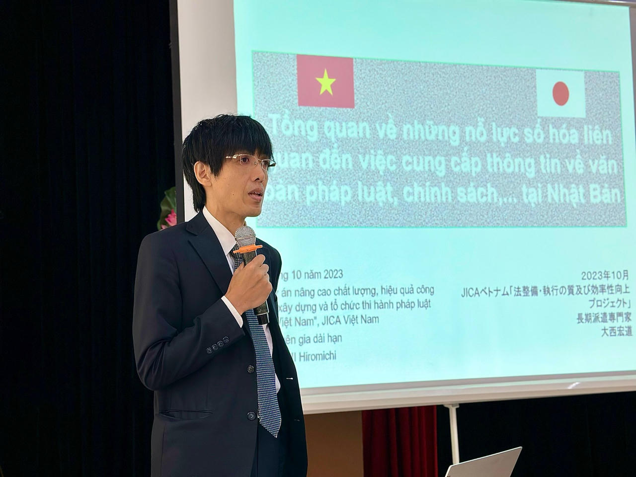 Trao đổi kinh nghiệm của Nhật Bản về chuyển đổi số trong phổ biến, giáo dục pháp luật