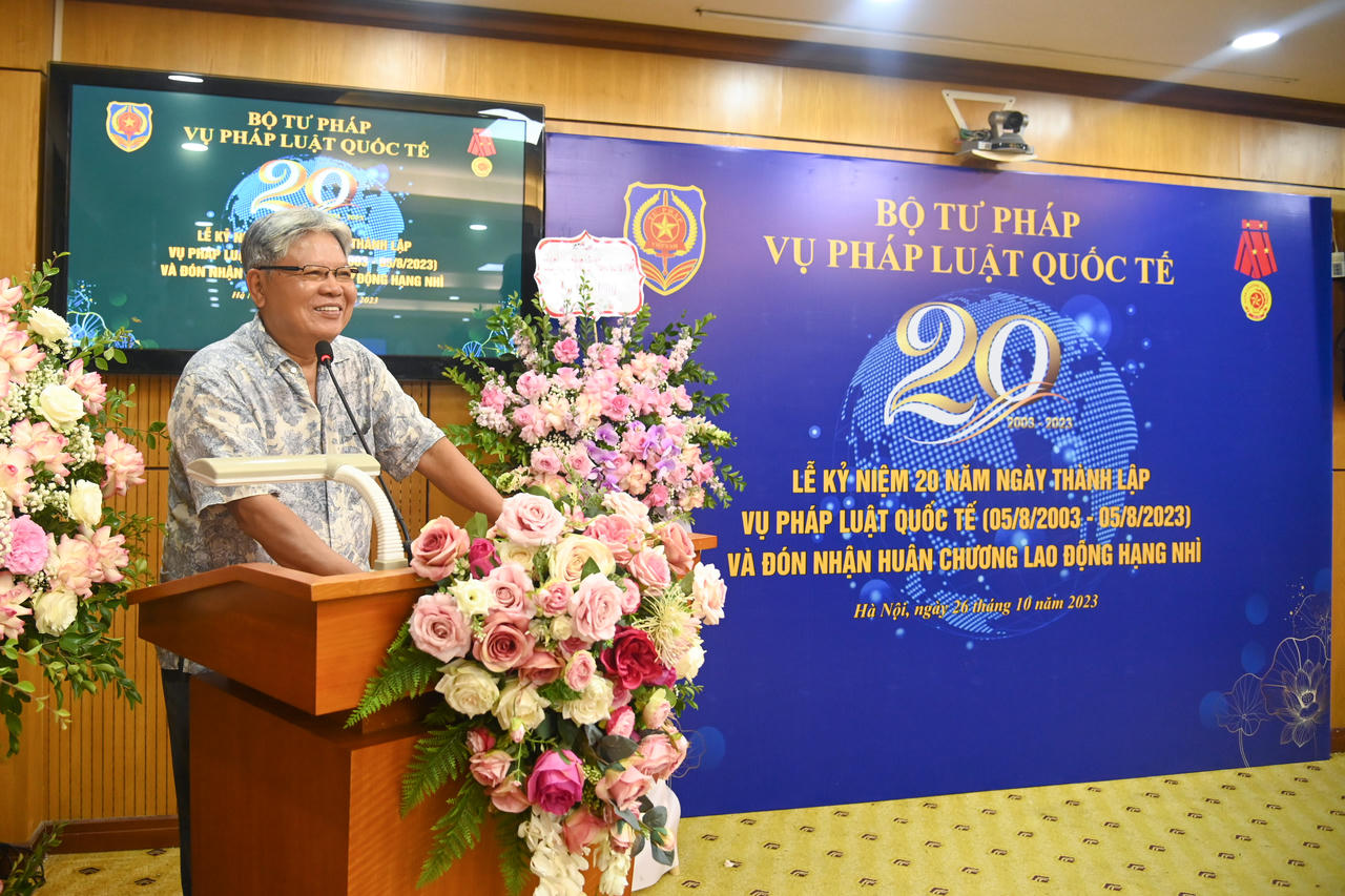 Vụ Pháp luật quốc tế: Thực hiện tốt vai trò “cầu nối” giữa pháp luật quốc tế và pháp luật trong nước