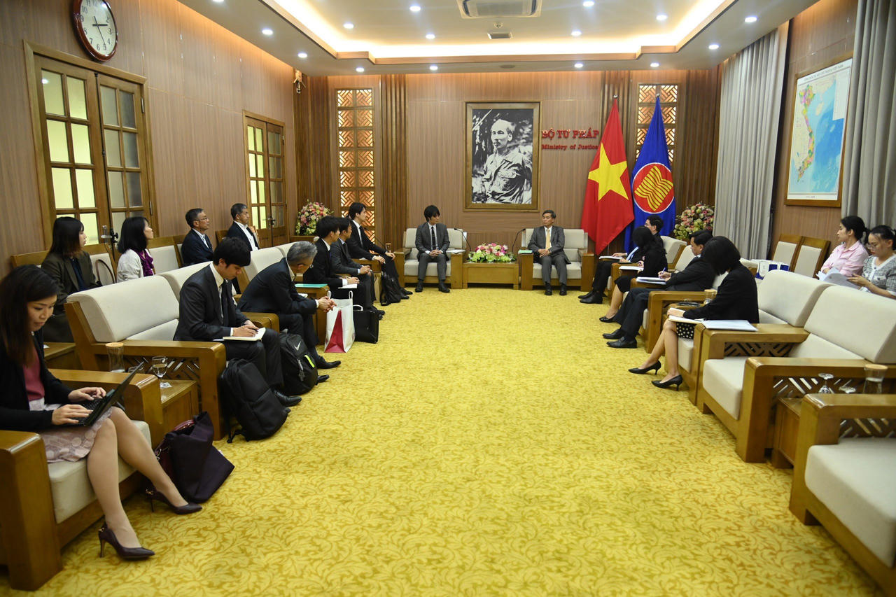 Thúc đẩy hợp tác trong lĩnh vực pháp luật và tư pháp giữa Việt Nam và Nhật Bản