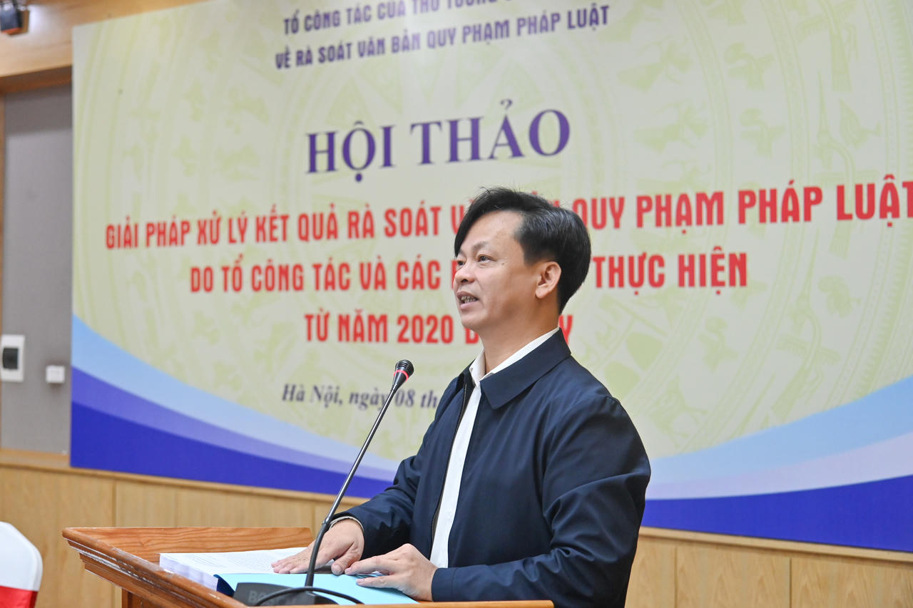 Nâng cao hiệu quả công tác xử lý kết quả rà soát văn bản quy phạm pháp luật