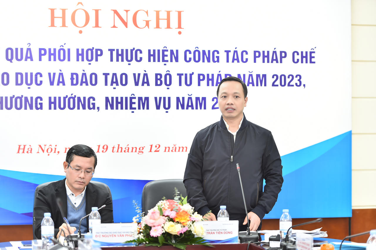 Bộ Tư pháp - Bộ Giáo dục & Đào tạo: Nâng cao hiệu quả công tác phối hợp pháp chế 