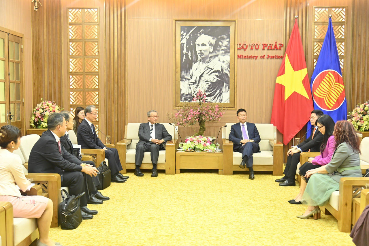 Tiếp tục vun đắp quan hệ hợp tác pháp luật và tư pháp hiệu quả giữa Nhật Bản và Việt Nam